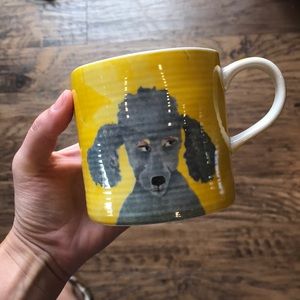 Anthropologie poodle mug